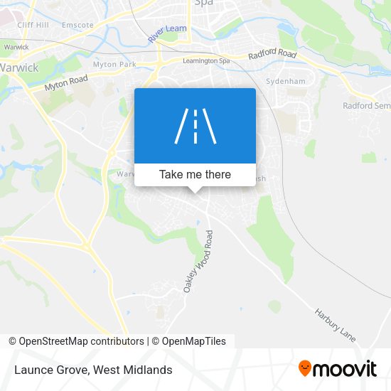 Launce Grove map