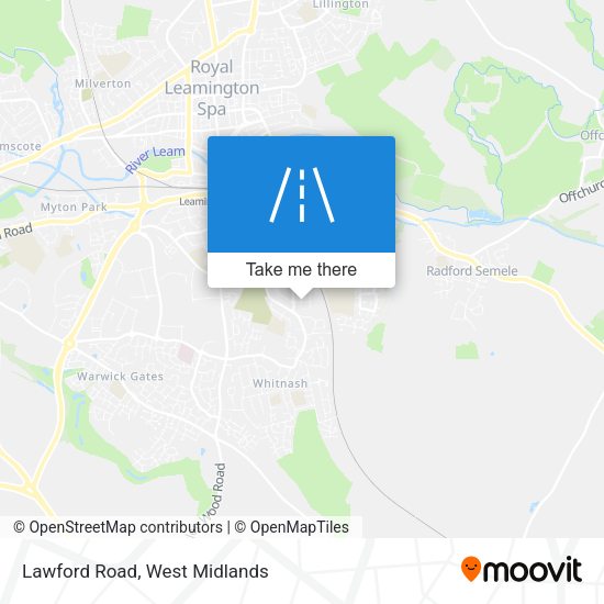 Lawford Road map
