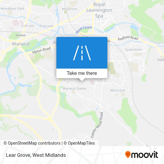 Lear Grove map