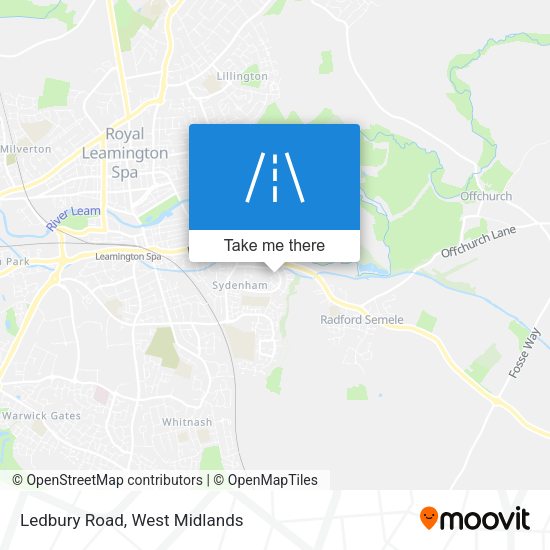 Ledbury Road map