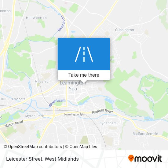 Leicester Street map