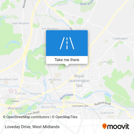 Loveday Drive map