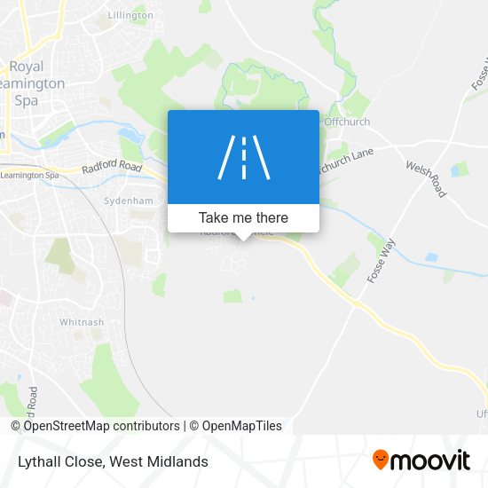 Lythall Close map