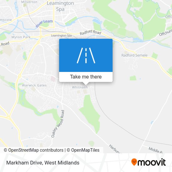 Markham Drive map