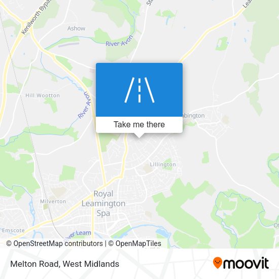 Melton Road map
