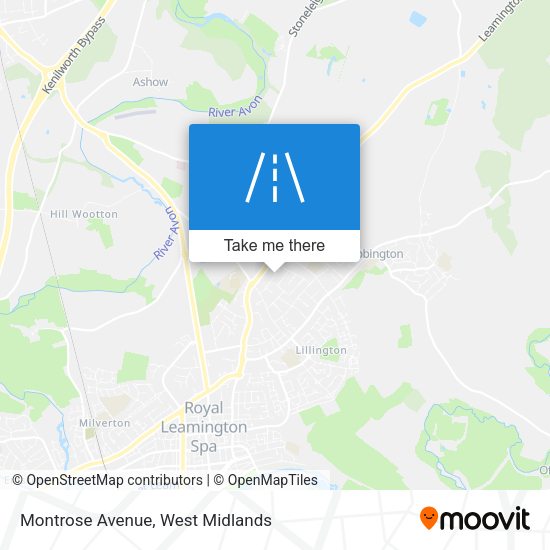 Montrose Avenue map