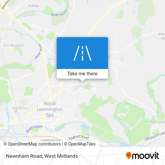 Newnham Road map
