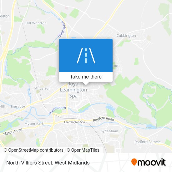 North Villiers Street map