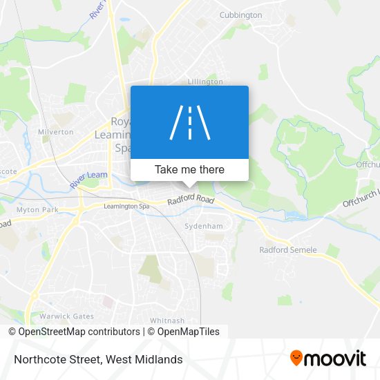 Northcote Street map