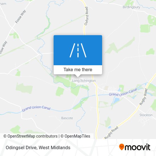 Odingsel Drive map