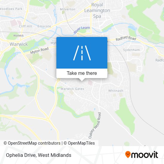 Ophelia Drive map
