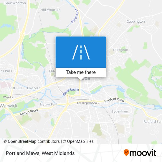 Portland Mews map