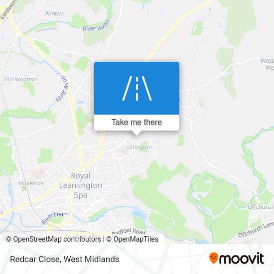 Redcar Close map