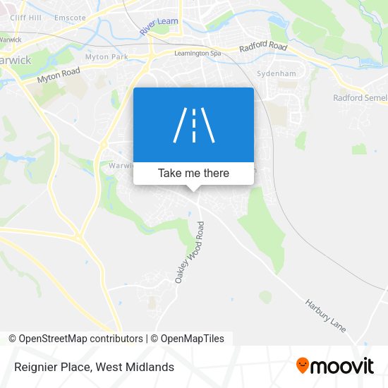 Reignier Place map