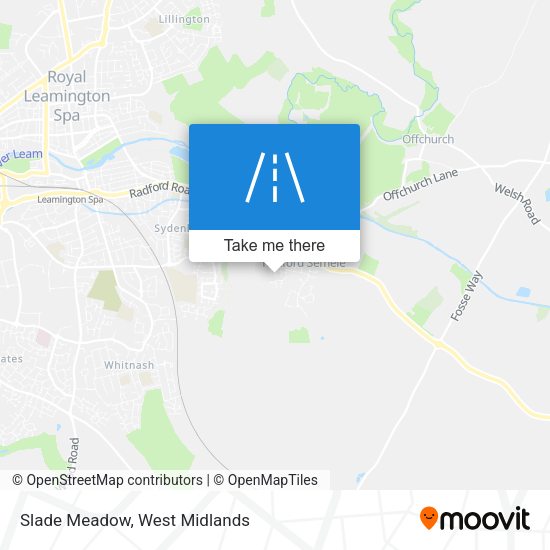 Slade Meadow map