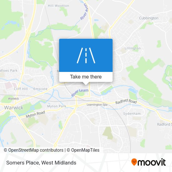 Somers Place map