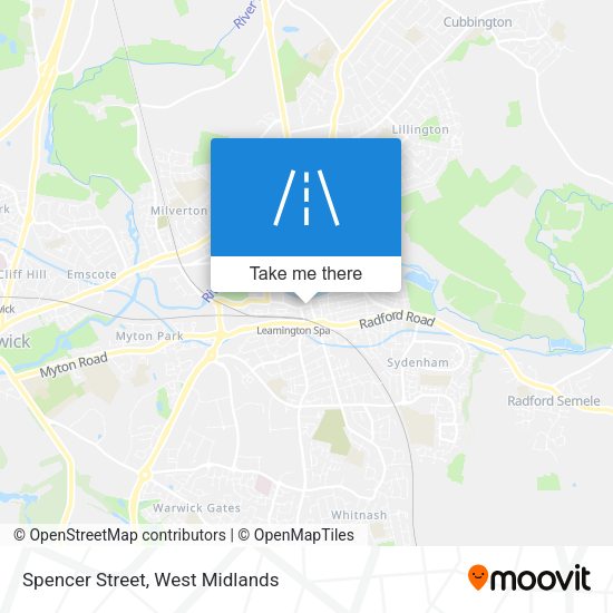 Spencer Street map