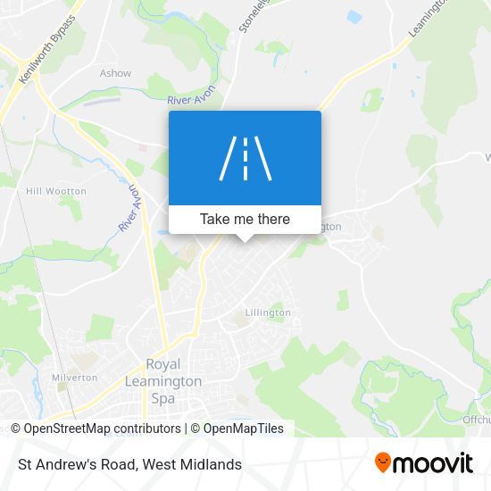 St Andrew's Road map