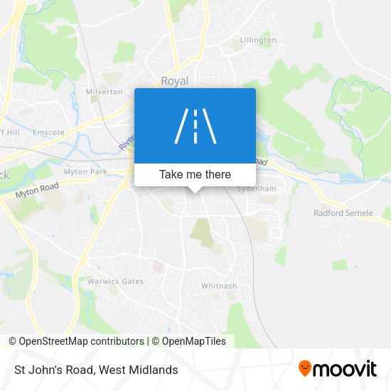 St John's Road map