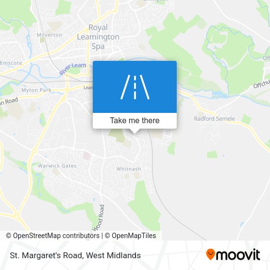 St. Margaret's Road map