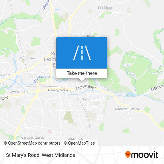 St Mary's Road map
