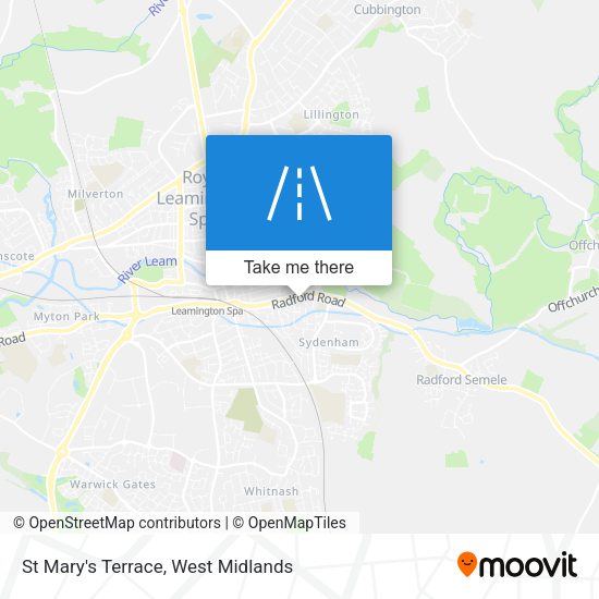 St Mary's Terrace map