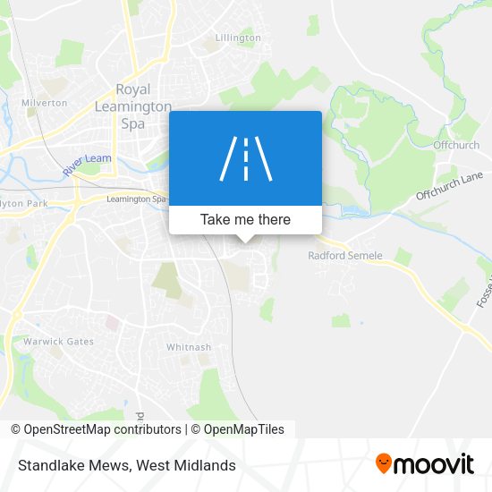 Standlake Mews map