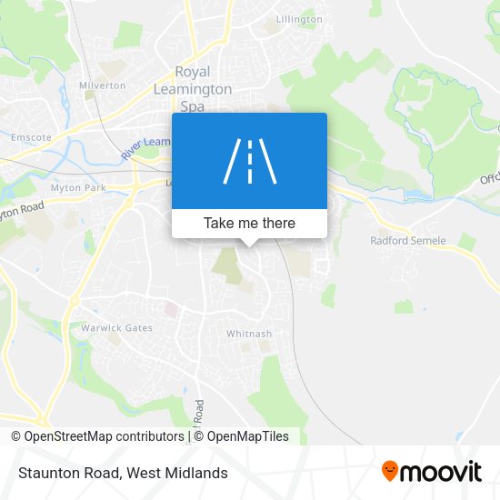 Staunton Road map