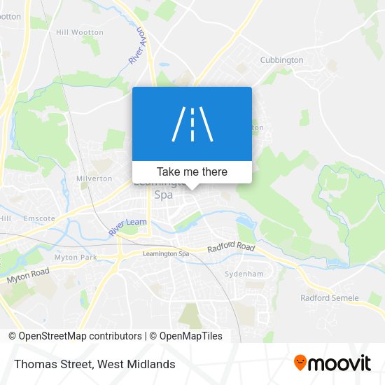 Thomas Street map