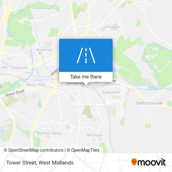 Tower Street map