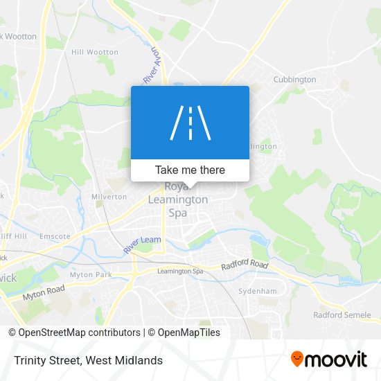 Trinity Street map