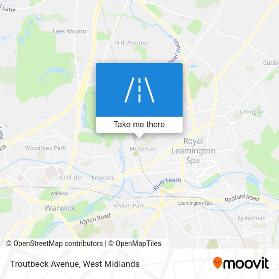 Troutbeck Avenue map