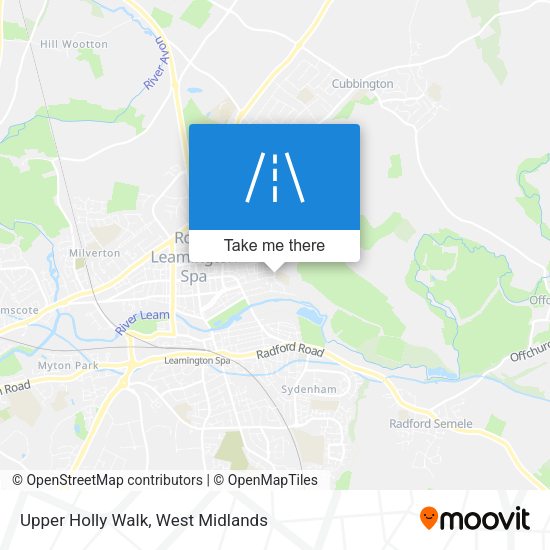 Upper Holly Walk map
