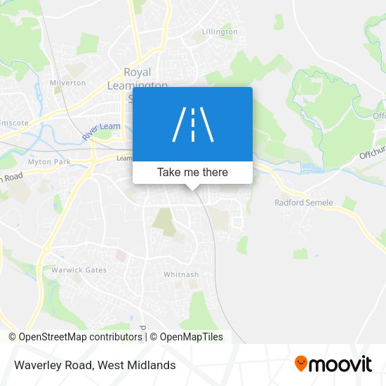 Waverley Road map