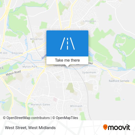 West Street map