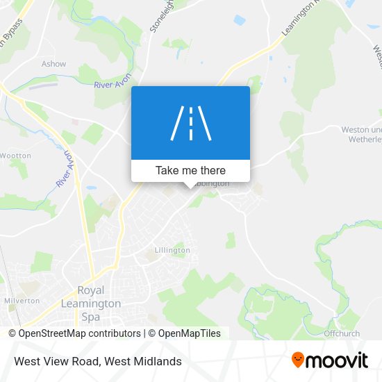 West View Road map