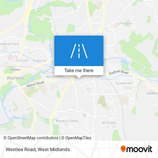 Westlea Road map