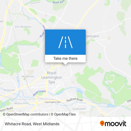 Whitacre Road map