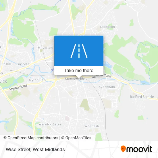 Wise Street map
