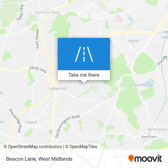 Beacon Lane map