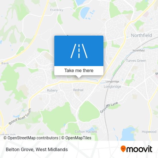 Belton Grove map