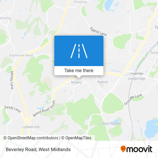 Beverley Road map