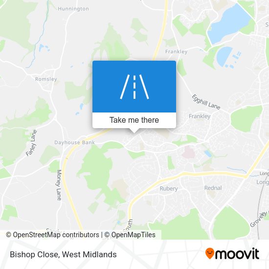 Bishop Close map