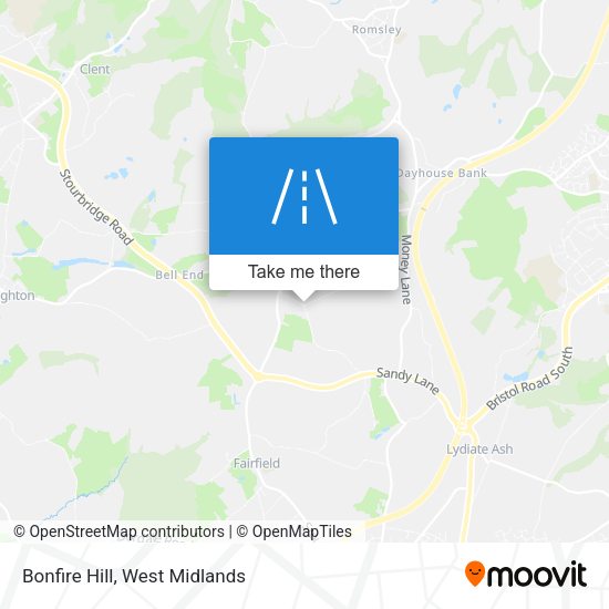 Bonfire Hill map