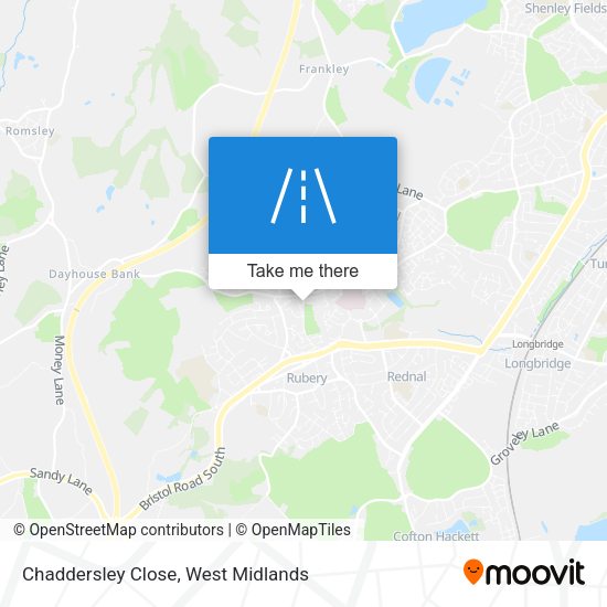 Chaddersley Close map