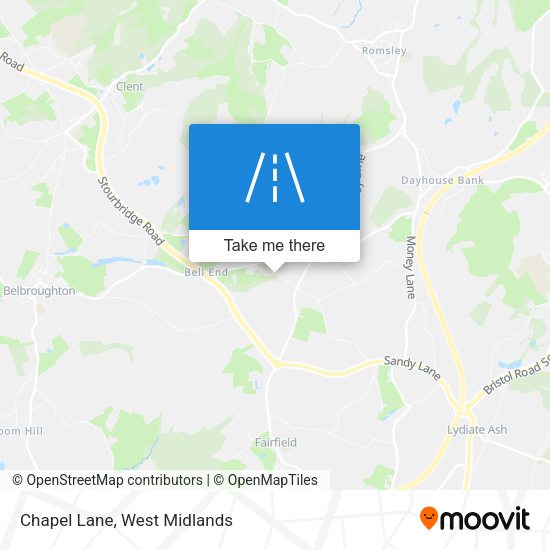 Chapel Lane map