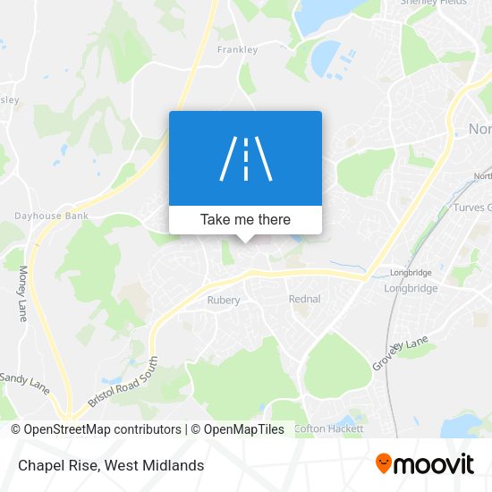 Chapel Rise map