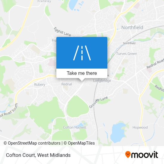 Cofton Court map