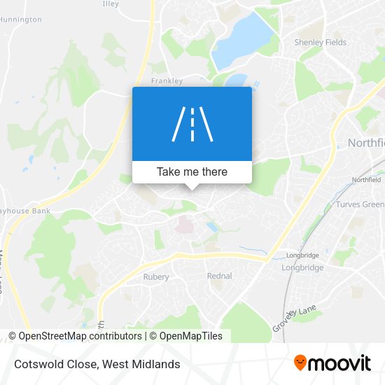 Cotswold Close map