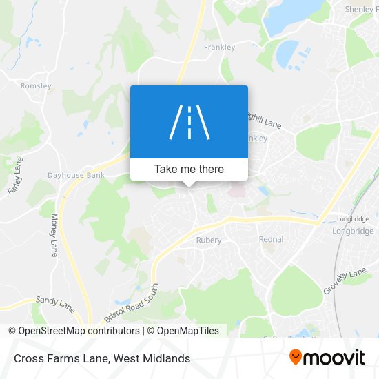 Cross Farms Lane map